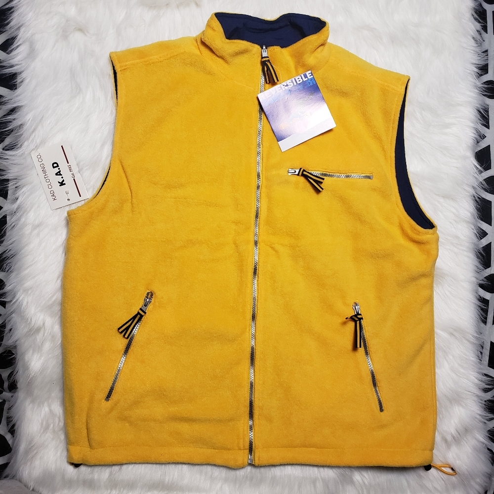 Men Reversible Vest Jacket